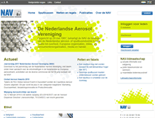Tablet Screenshot of nav-aerosol.nl